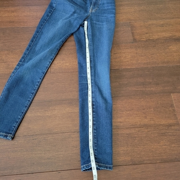 Everlane High Rise Skinny Ankle Length Stretch Denim Jeans Womens Size 23 Waist - Picture 10 of 11